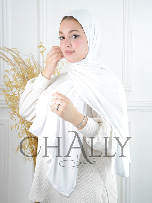 Lycra Coton Maxi - BLANC